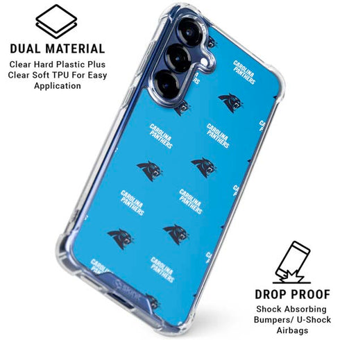 NFL Carolina Panthers Blitz Series Galaxy S25 Clear Case